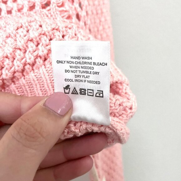 NWT REVOLVE Tularosa Andy Off Shoulder Sweater Pink Long Sleeve Size M - Picture 7 of 8